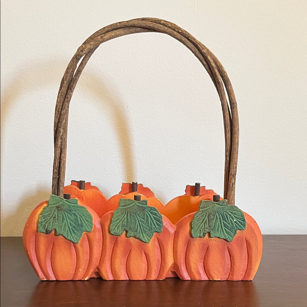 Pumpkin Basket with Handle